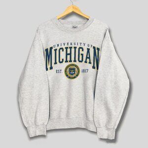 1817 Vintage University Of Michigan Logo Sweatshirt University of Michigan Shirt